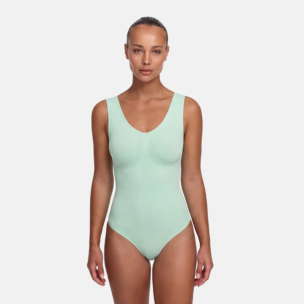 Tank Bodysuit Sculpting Shapewear mit Slip